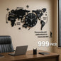 World map clock