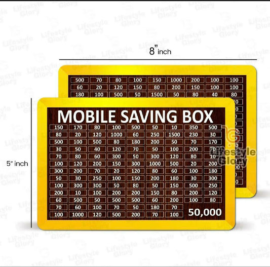 Mobile saving box