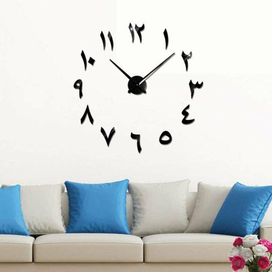 Arabic number clock