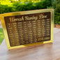 Wooden Umrah Saving Box- 280 Days Savings Plan - Islamic Halal Money Jar for Hajj & Umrah (Copy)